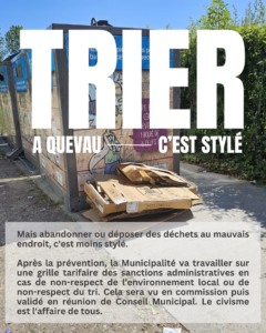 Lire la suite à propos de l’article ♻️ [ENVIRONNEMENT] • TRIER, CEST STYLÉ