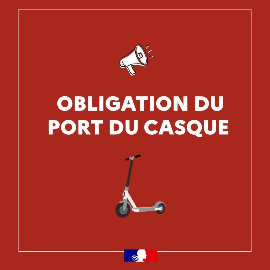 Lire la suite à propos de l’article 🛴 [SÉCURITÉ ROUTIÈRE] • PORT DU CASQUE OBLIGATOIRE EN TROTINETTES ÉLECTRIQUES ET EDPM