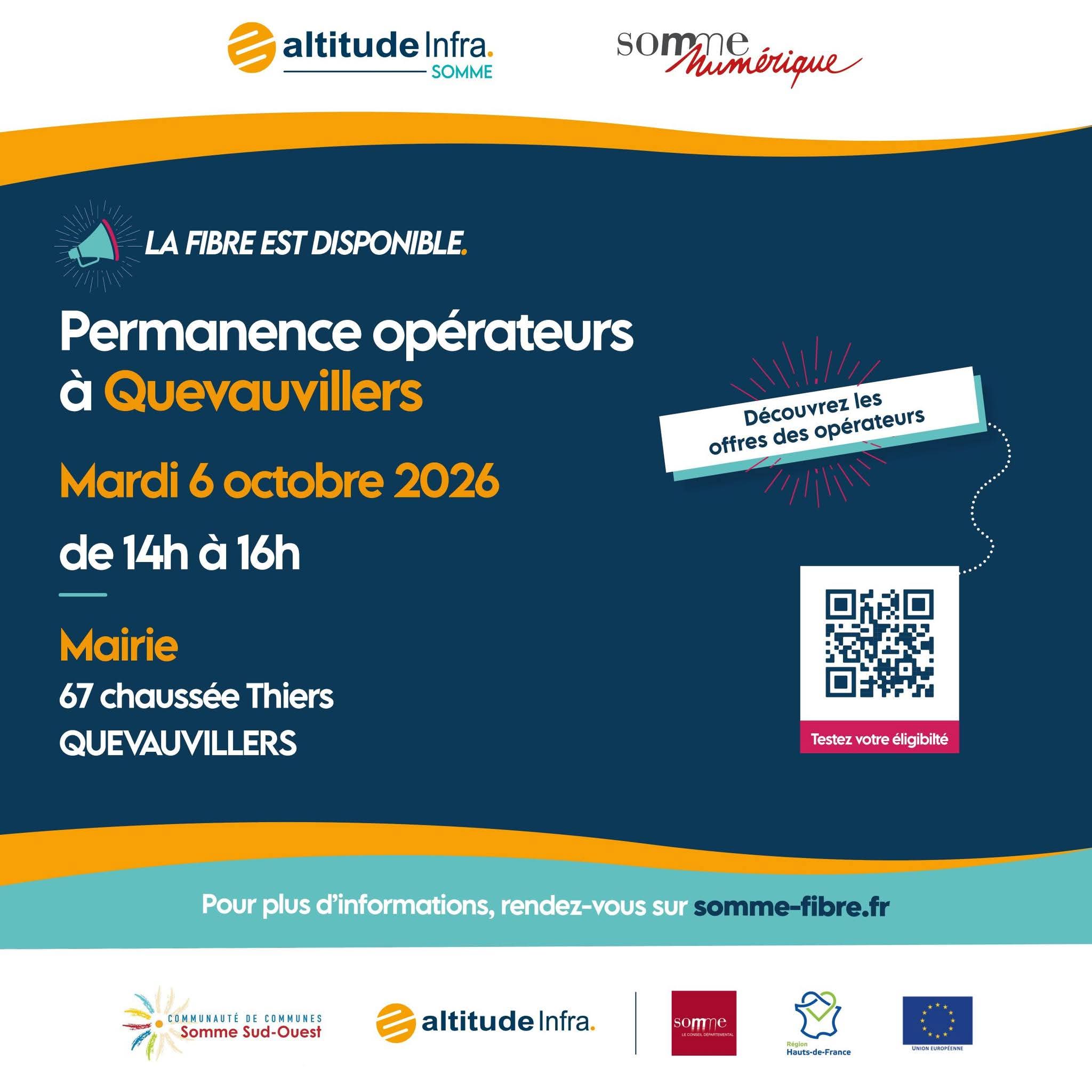 Lire la suite à propos de l’article 🛜 [FIBRE] • PERMANENCE OPERATEURS