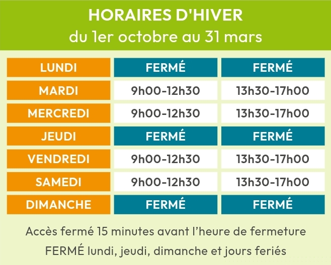Lire la suite à propos de l’article ♻️ [TRINOVAL] • HORAIRES D&rsquo;HIVER