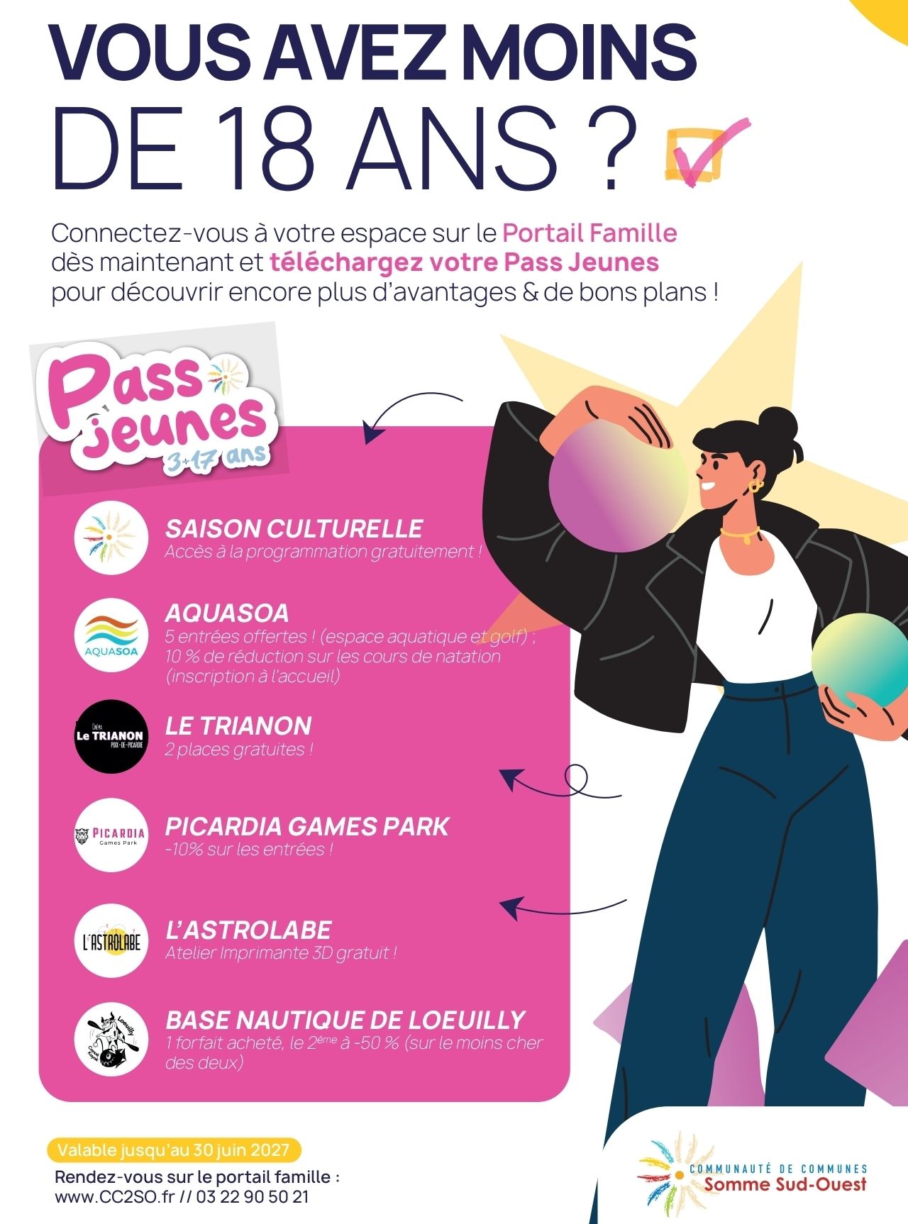 Lire la suite à propos de l’article [JEUNESSE CC2SO] • PASS&rsquo; JEUNES