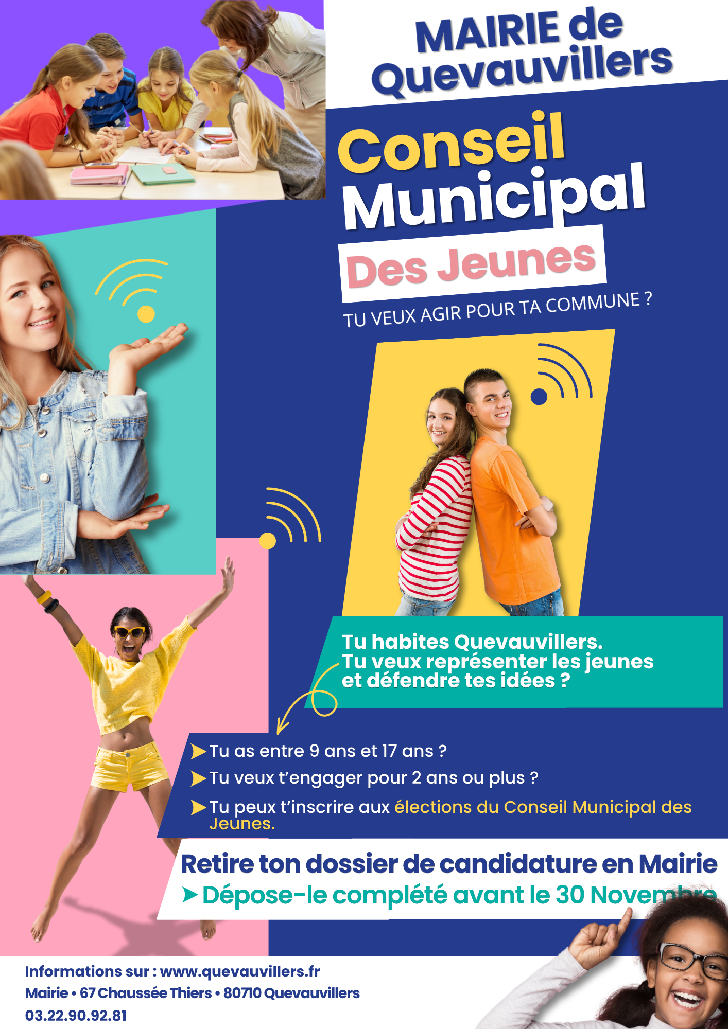 Lire la suite à propos de l’article 🤵 [CONSEIL MUNICIPAL DES JEUNES] • CANDIDATURES
