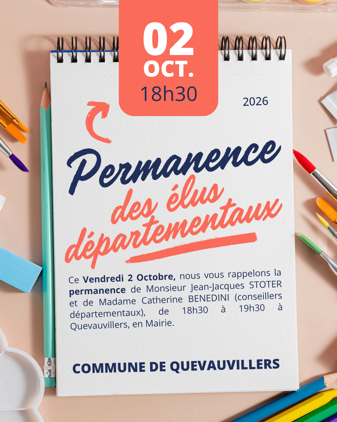 Lire la suite à propos de l’article 👥 [PERMANENCE ÉLUS DÉPARTEMENTAUX] • QUEVAUVILLERS
